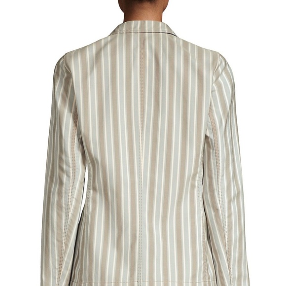 Lafayette 148 Vangie Striped Cotton Blazer NEW - Picture 6 of 6